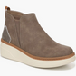 Charming Platform Wedge Suede Woodsmoke Boot - Southern Belle Boutique