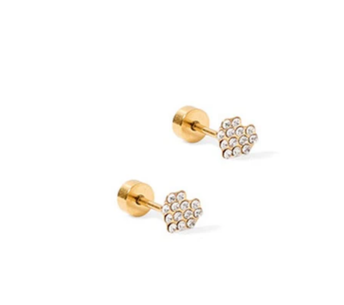 Screwback Stud Earrings - Leo Clear - Southern Belle Boutique