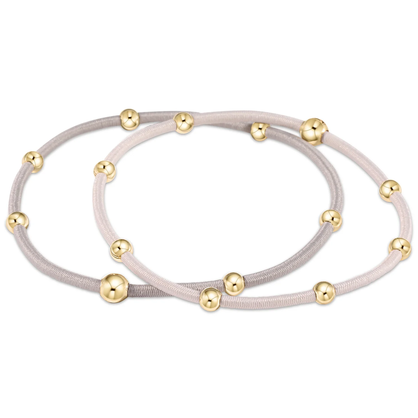 "e"ssentials bracelet stack of 2 - Neutral Set - Southern Belle Boutique