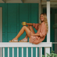 Pae Leather Slide Sandals - Tan/White Sand - Southern Belle Boutique