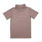 Inshore Performance Polo - Maroon Stripe