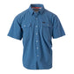 Youth S/S Sportsman Button Down - Blue - Southern Belle Boutique