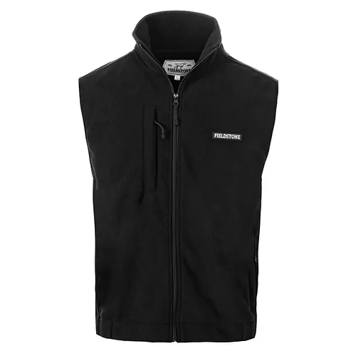 Youth Scout Heavyweight Fleece Vest = Black - Southern Belle Boutique