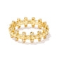 Jada Band Ring Gold White Crystal - Southern Belle Boutique