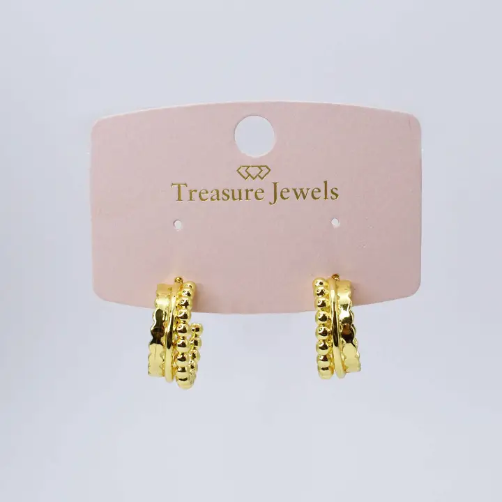 Sicily Hoop Earrings - Gold - Southern Belle Boutique