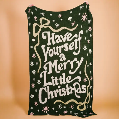 Cozy Dreams Luxe Blanket-Merry Little Christmas - Southern Belle Boutique