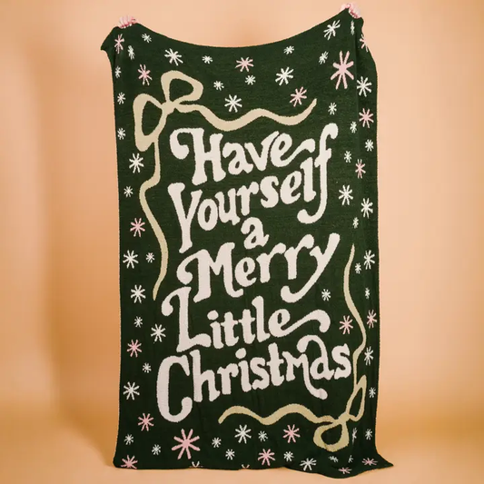 Cozy Dreams Luxe Blanket-Merry Little Christmas - Southern Belle Boutique