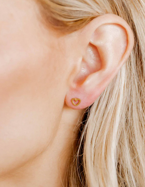 Screwback Stud Earrings - Mix Heart and Star - Southern Belle Boutique