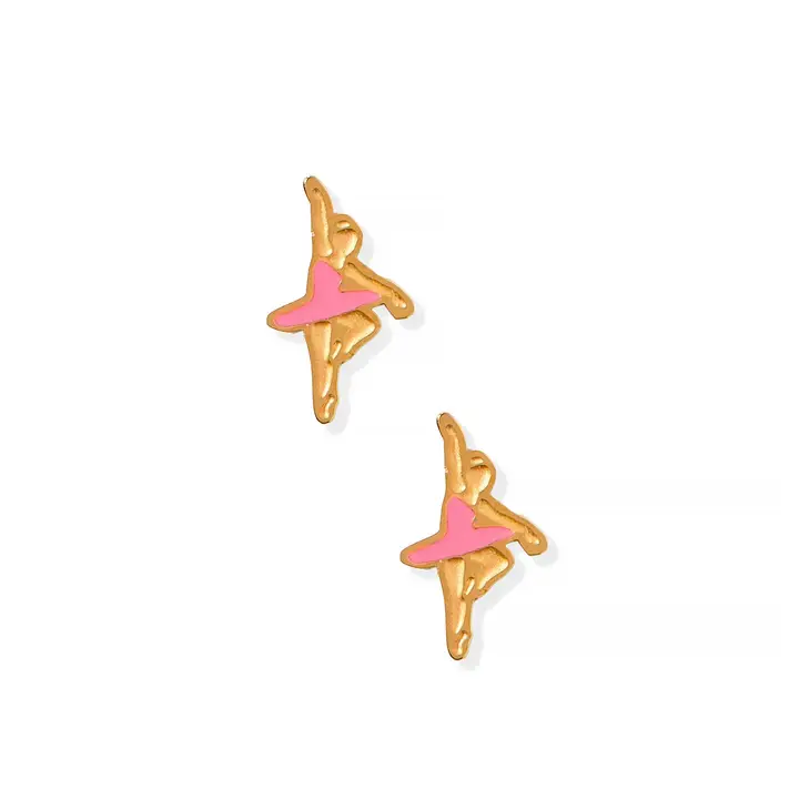 Screwback Stud Earrings - Ballerina - Southern Belle Boutique