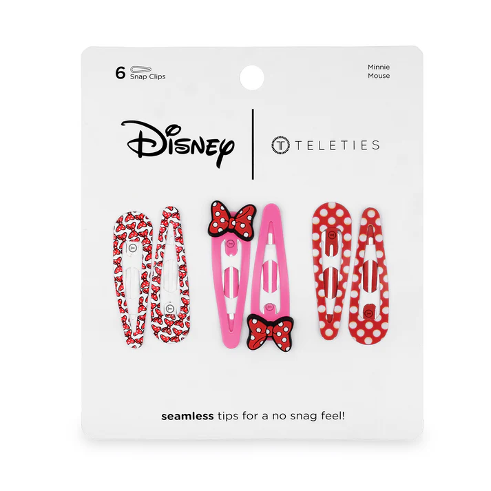 Minnie Mouse Snap Clip (6ct) - Southern Belle Boutique
