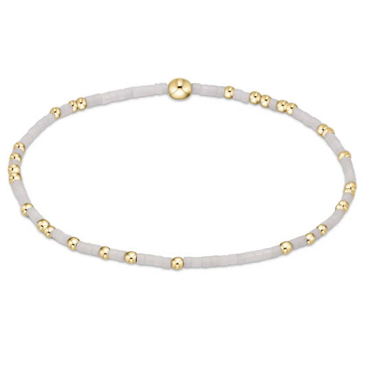 Gameday Hope Unwritten Bracelet - White (EXTENDS)