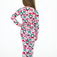 Softsnooze Holly Bows Ruffle LS PJ Set