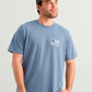 Huk Born Wave Tee - Stormy Blue - Southern Belle Boutique
