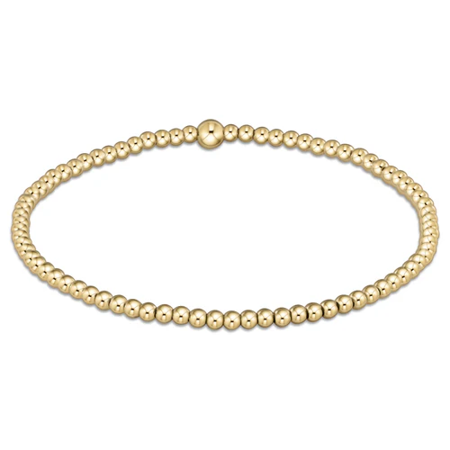Classic Gold 2.5mm Bead Bracelet - Southern Belle Boutique