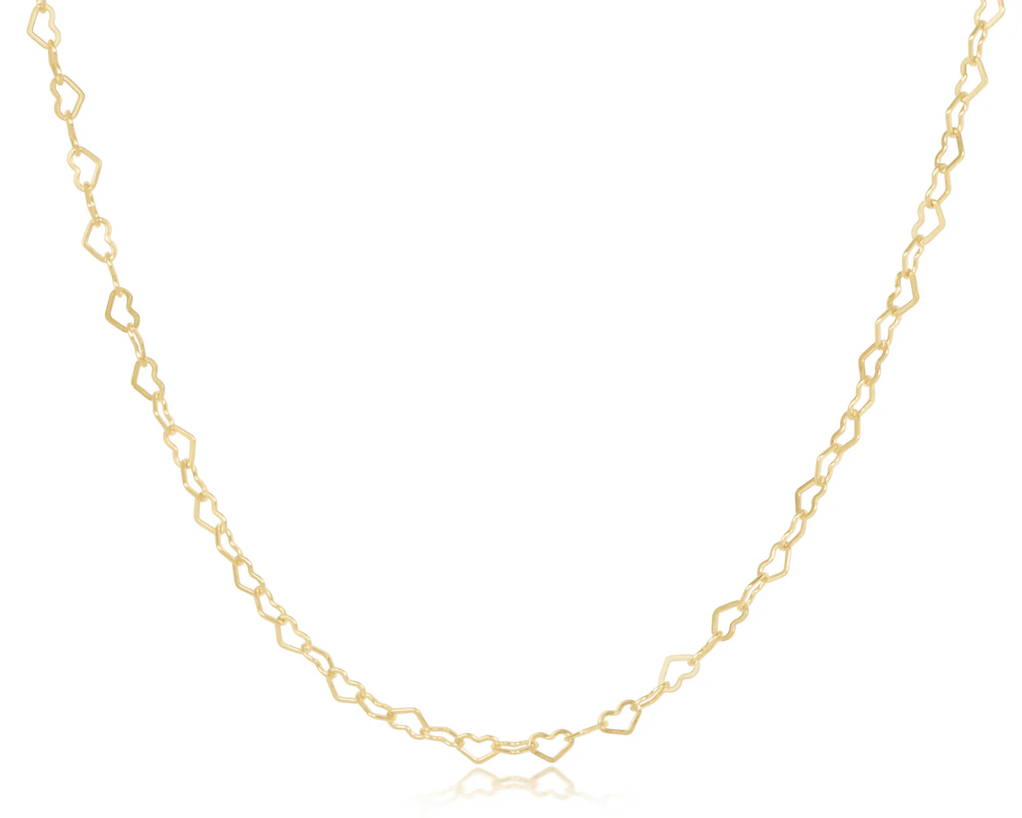 17" Choker Love Chain - Gold