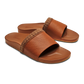 Pākea Leather Slide Sandals - Fox - Southern Belle Boutique