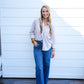 Time Will Tell Taupe Shirt