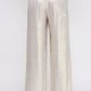 Silver Satin Pants