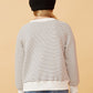 Ivory Striped Henley