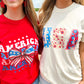 America America Red Tee - Southern Belle Boutique