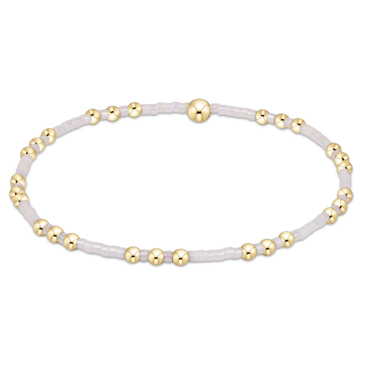 Hope Joy Bracelet - Silky White - Southern Belle Boutique
