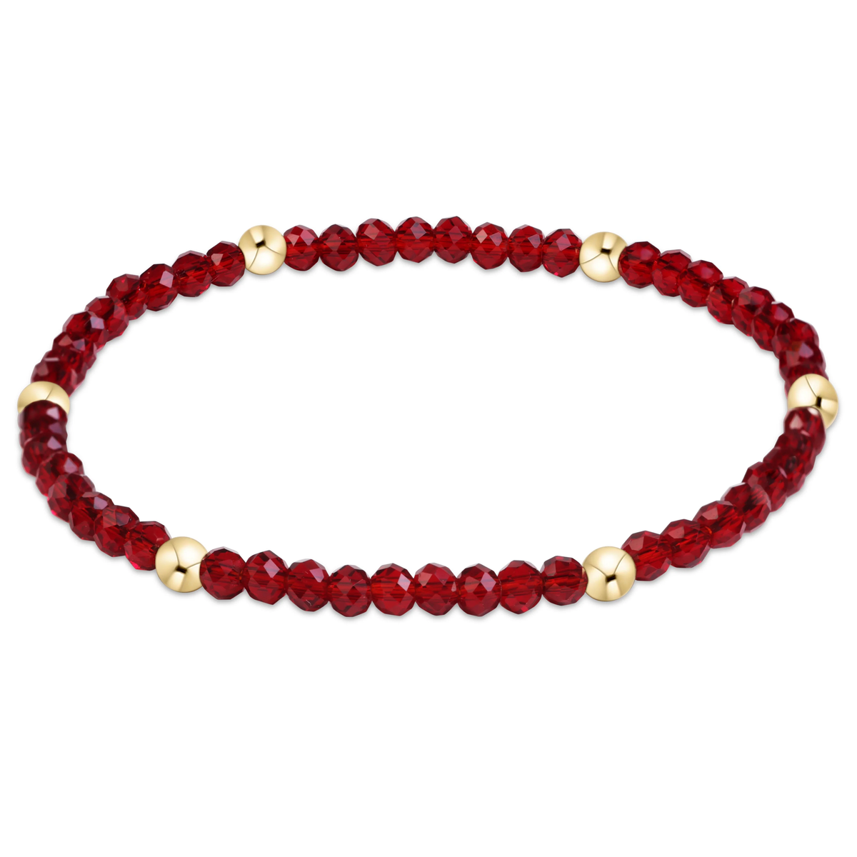 Gameday Flirty Presence Bracelet - Maroon/White - Southern Belle Boutique