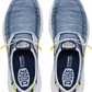 Hey Dude Men's Sirocco Stretch Sox Shoes - Blue - Southern Belle Boutique