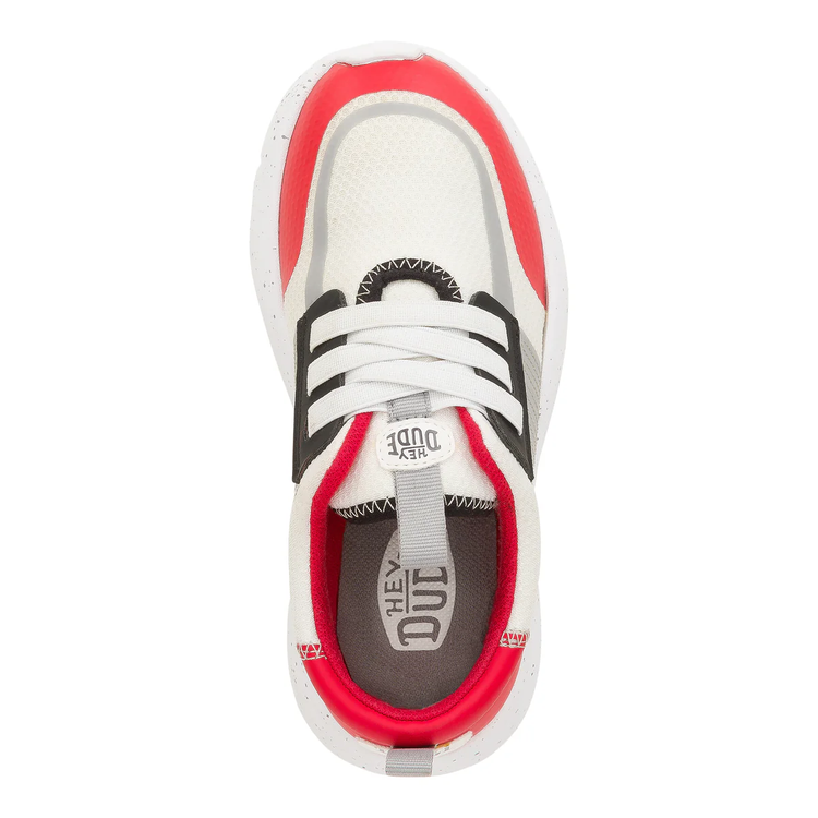 Sirocco Play Youth Colorblock - White Red