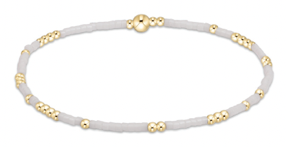 Hope Unwritten Bracelet - White - Southern Belle Boutique