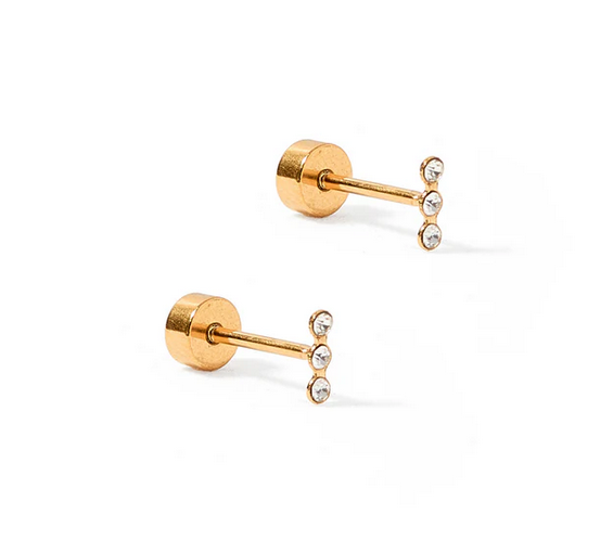 Screwback Stud - Hazel - Southern Belle Boutique