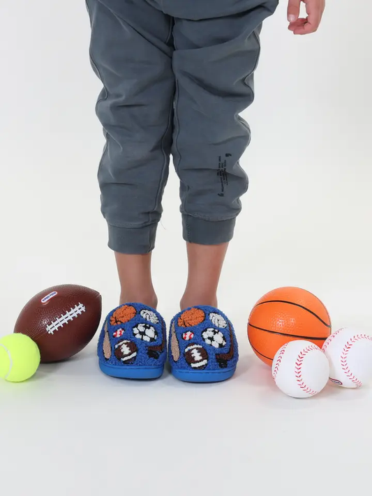 Kids Sports Slippers - Southern Belle Boutique