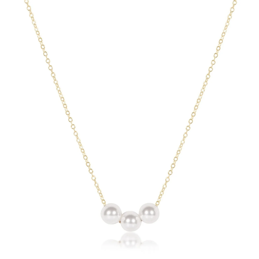 16" Necklace Gold - Joy Pearl