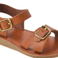 Parker Tan Leather Sandal - Southern Belle Boutique