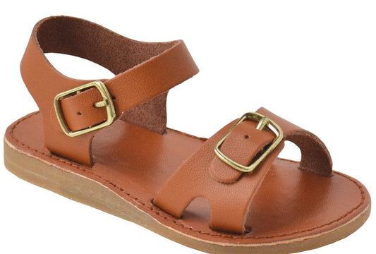 Parker Tan Leather Sandal - Southern Belle Boutique