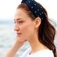 Stars Knotted Headband, Navy - Southern Belle Boutique