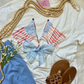 Red White Bow Tee - Southern Belle Boutique