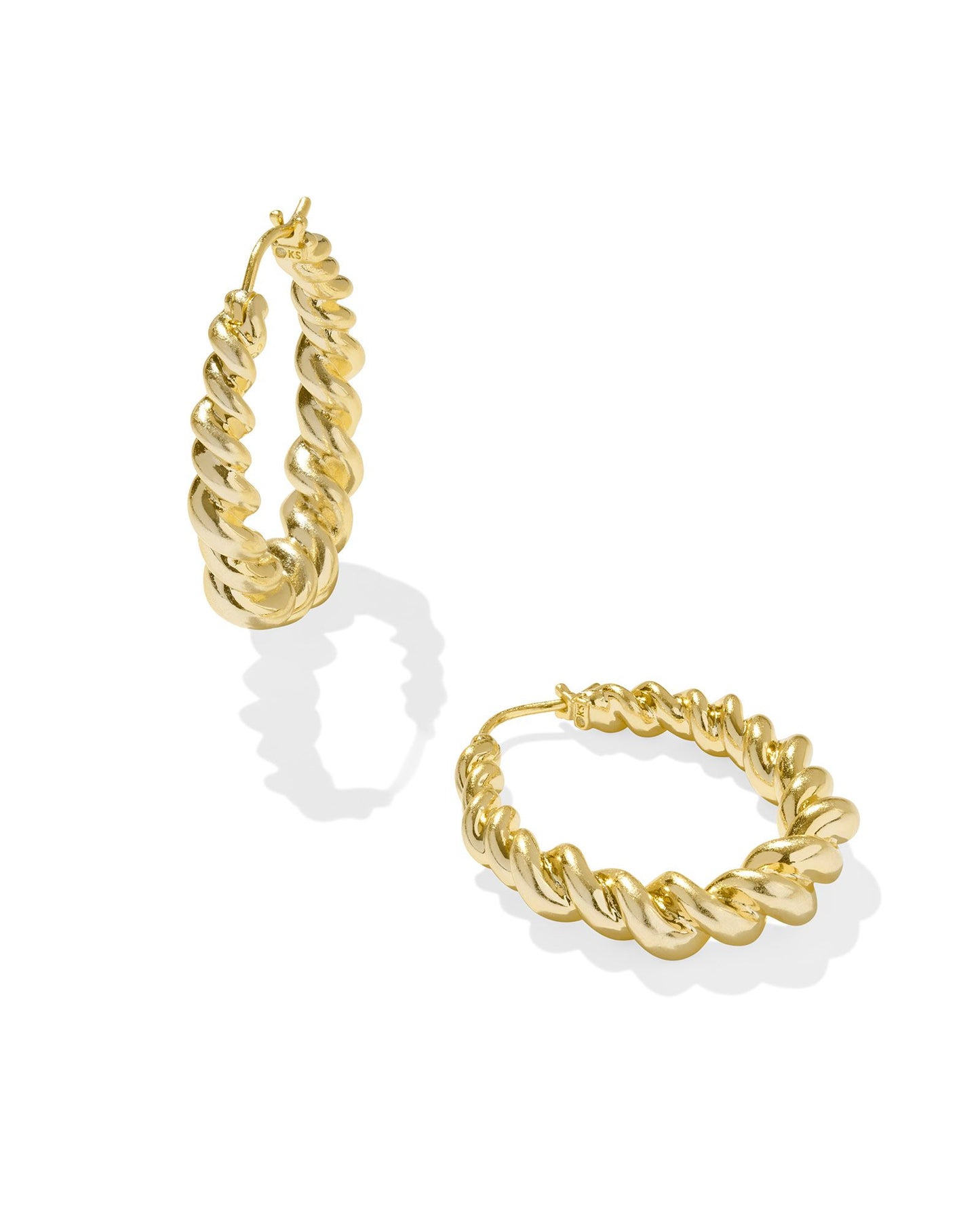 Haisley Hoop Earrings - Gold - Southern Belle Boutique
