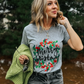 Merry Christmas Wreath Tee