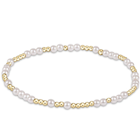 egirl Hope Unwritten Pearl 3mm Bracelet - Southern Belle Boutique