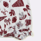 Go Team Burgundy Baby Romper - Football - Southern Belle Boutique