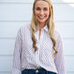 Time Will Tell Taupe Shirt