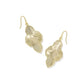 Abbie Medallion Drop Earrings Gold Hot Pink Mix - Southern Belle Boutique