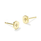 Arlene Stud Earring Set Gold White Cz