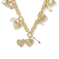 Jayna Statement Necklace - Gold Ivory Mother Of Pearl