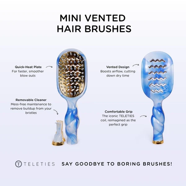 Mini Vented Hair Brush - Tide & True - Southern Belle Boutique
