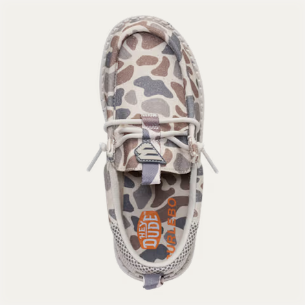 HEYDUDE X BURLEBO Wally Funk Youth Deer Camo - Southern Belle Boutique