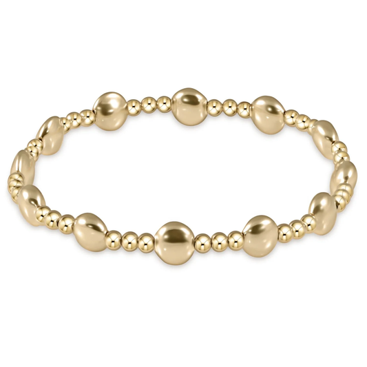 Honesty Sincerity Gold 6mm Bracelet - Southern Belle Boutique