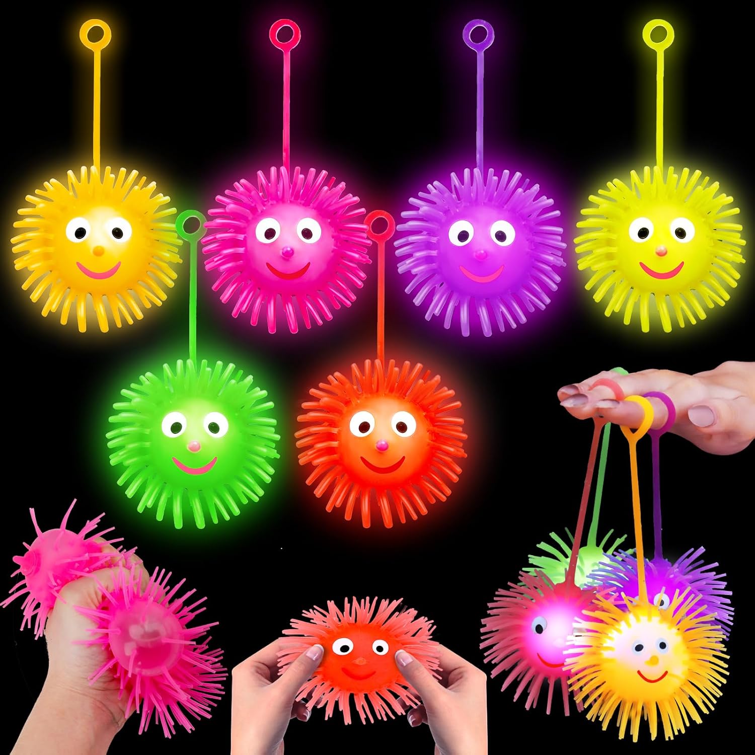 Funny Flashing Squishy Ball - Southern Belle Boutique