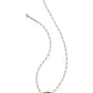 Kira Short Pendant Necklace - Vintage Silver - Southern Belle Boutique