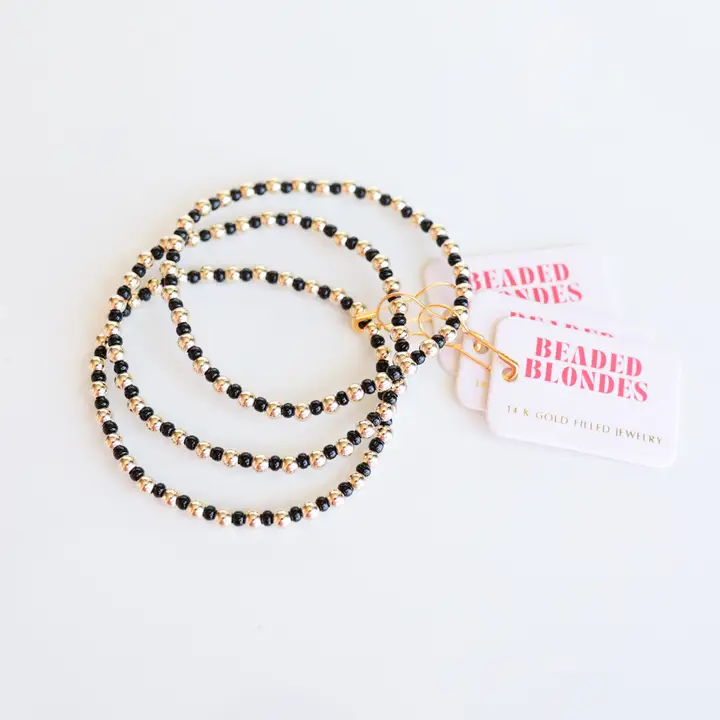 Demi Bracelet in Black - 6.75"